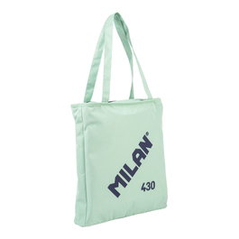Milan Sac shopper gigante 403 depuis 1918 vert, 38 cm, polyester, collection Milan