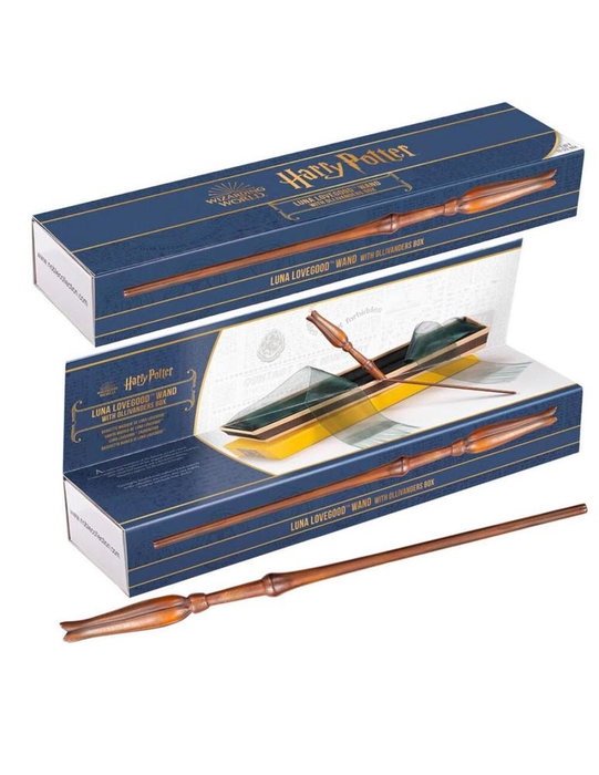 The Noble Collection Replica Harry Potter Baguette Luna Lovegood - Réplique Résine Peinte à la Main 34,5 cm - Collection The Noble Collection Replica Harry Potter Baguette Luna Lovegood - Réplique Résine Peinte à la Main 34,5 cm - Collection