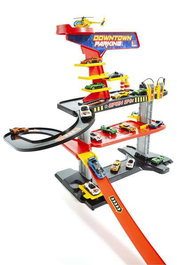 Molto Parking Loop - Parking garage 3 étages en plastique - Jouet pour enfants à partir de 3 ans