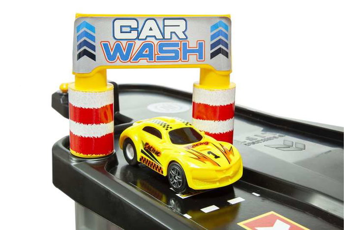 Molto Parking Loop - Parking garage 3 étages en plastique - Jouet pour enfants à partir de 3 ans