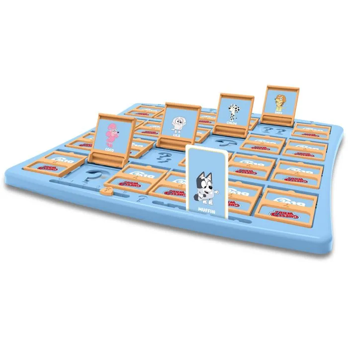 Winning Moves - Jeu de société Qui est-ce ? - Version Bluey avec 24 personnages - Jeu de déduction pour enfants dès 6 ans