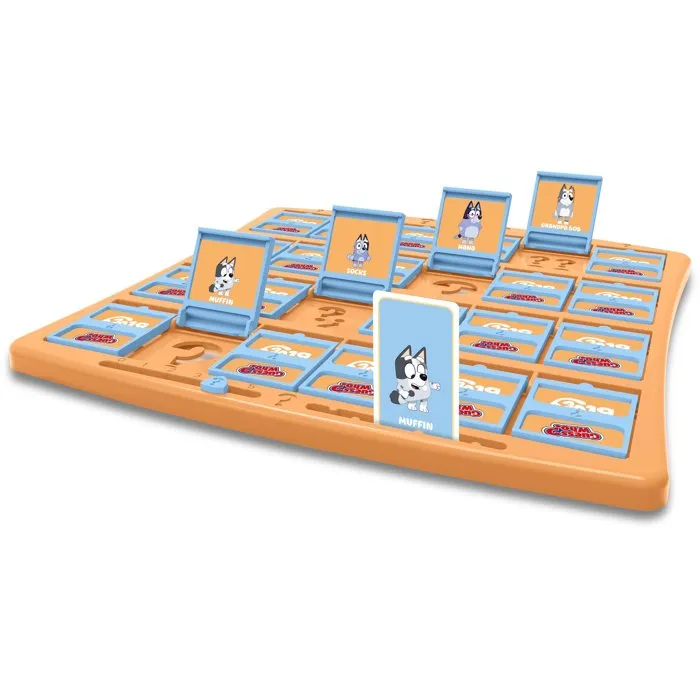 Winning Moves - Jeu de société Qui est-ce ? - Version Bluey avec 24 personnages - Jeu de déduction pour enfants dès 6 ans