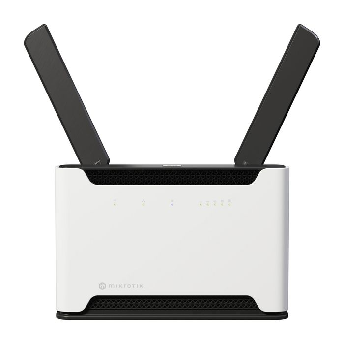 MikroTik Chateau LTE18 ax - Routeur 4G LTE avec Wi-Fi 6 (802.11ax), 1 port 2.5 Gigabit Ethernet, 4 ports Gigabit, CPU ARM quad-core 1.8 GHz, USB, MIMO 4x4 et antennes intégrées