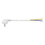 Solera Câble avec fiche type F 5m 3x1,5mm 16A 250V blanc