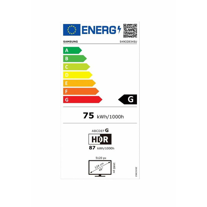 Écran Samsung LS49CG934SUXEN 49" 240 Hz