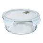 San Ignacio Experto Boîte hermétique ronde en borosilicate 950 ml Ø18,4 x 7,6 cm avec 4 fermetures et valve