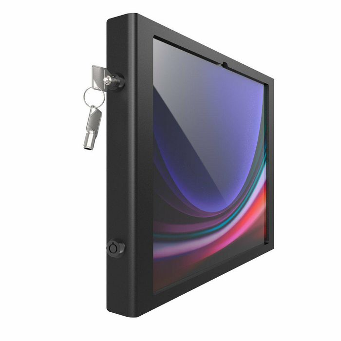 Compulocks Support mural pour tablette Galaxy Tab S9/S10 Ultra 14.6" - Cadre métal, accès rapide, compatible VESA 100x100 et 75x75