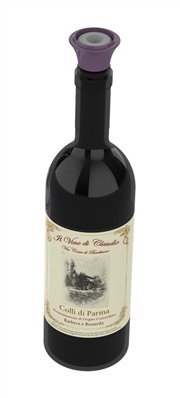 Magic Vac ACO1013 - Set de 2 Bouchons en Caoutchouc pour Bouteilles de Vin - Conservation prolongée