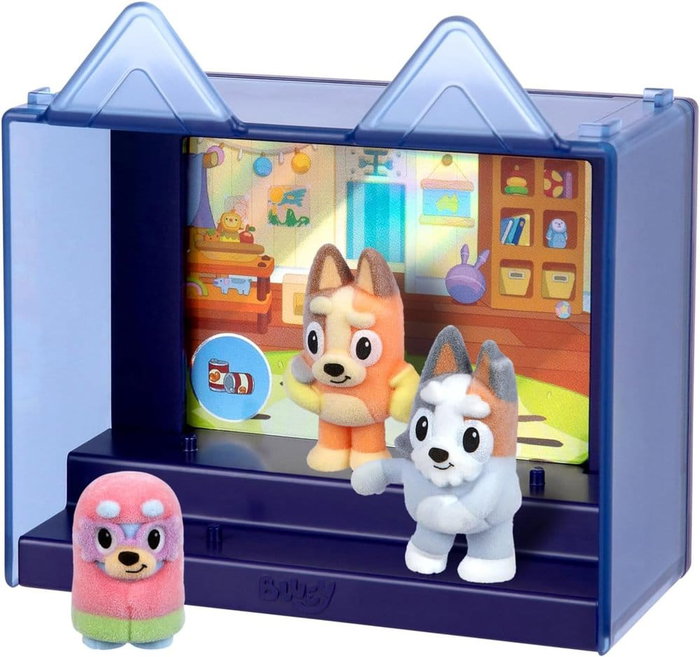 Moose Toys Bluey Fuzzies présentoir pack épisode (12)
