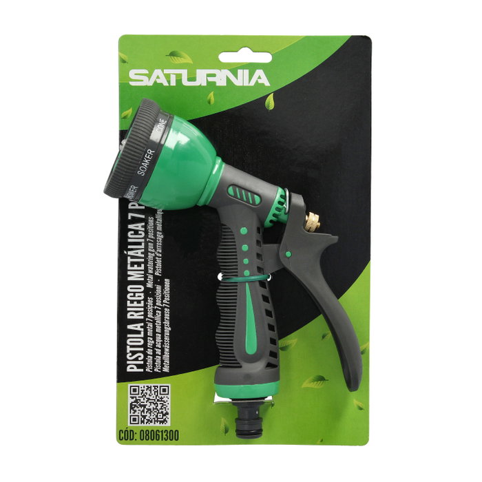 SATURNIA Pistolet tuyau Metal Plus 7 positions