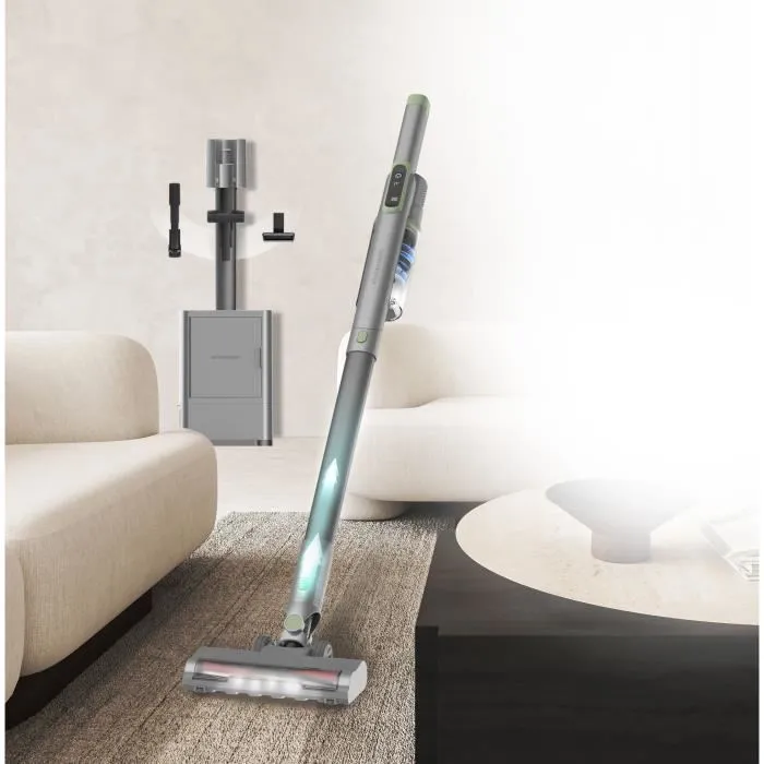 Arthur Martin AMAB148 Aspirateur balai avec base de vidange - 200 W - Autonomie 40 min - 80 AW - Gris Arthur Martin AMAB148 Aspirateur balai avec base de vidange - 200 W - Autonomie 40 min - 80 AW - Gris