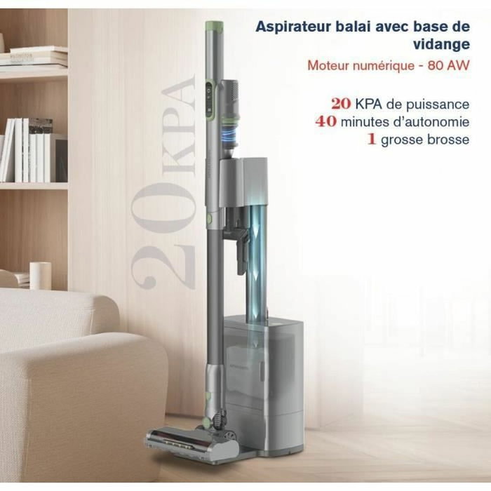 Arthur Martin AMAB148 Aspirateur Balai Gris