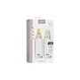 Bibs Lot de 2 biberons en verre 240 ml, embout rond, Ivory