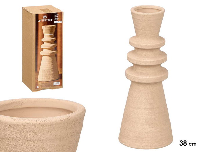 GIFTDECOR JARRON SAHARA MODERNO TIERRA GRD GIFTDECOR JARRON SAHARA MODERNO TIERRA GRD