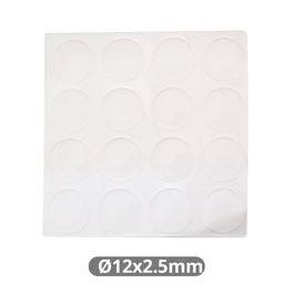 GSC Evolution Pack de 16 gouttes protectrices adhésives 2,5mm Ø12mm