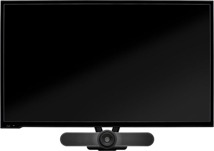 Logitech Support de télévision pour système MeetUp, compatible VESA, pour fixation supérieure ou inférieure sur écrans plats jusqu'à 90 pouces (Modèle XL)