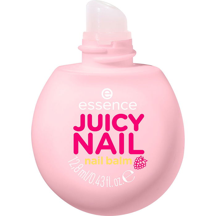 Essence Baume à ongles JUICY NAIL, 12,8 ml, traitement nourrissant et hydratant aux framboises pour ongles et cuticules, portable en porte-clés