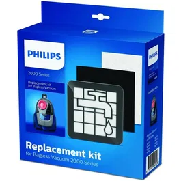 Philips Kit d'entretien anti-poussière original pour aspirateur sans sac Série 2000 (XV1220/01)