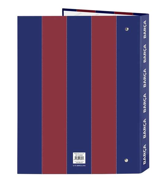 Safta - Chemise à 4 anneaux FC Barcelone Équipe 1ère 23/24, format A4 (26,5x33x4 cm), polyester 600D Safta - Chemise à 4 anneaux FC Barcelone Équipe 1ère 23/24, format A4 (26,5x33x4 cm), polyester 600D