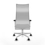 Piqueras y Crespo Chaise de Bureau Albacete avec Mécanisme Synchrone, Noir et Blanc