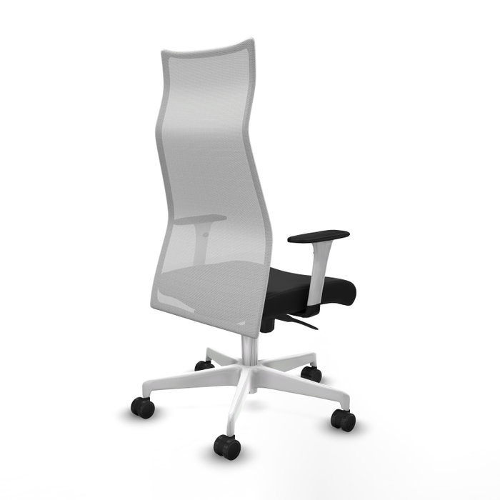 Piqueras y Crespo Chaise de Bureau Albacete avec Mécanisme Synchrone, Noir et Blanc Piqueras y Crespo Chaise de Bureau Albacete avec Mécanisme Synchrone, Noir et Blanc