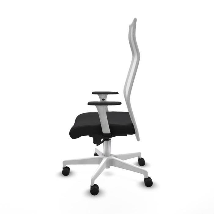 Piqueras y Crespo Chaise de Bureau Albacete avec Mécanisme Synchrone, Noir et Blanc Piqueras y Crespo Chaise de Bureau Albacete avec Mécanisme Synchrone, Noir et Blanc