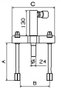 Extracteur Hydraulique Forza À 2 Griffes Rallongées Série 190X250