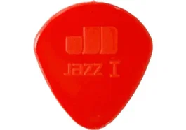 Dunlop Pack de 6 Médiators Nylon Jazz I / Triangle 1,10 mm - 5 x 0,5 x 6 cm