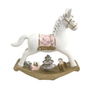Décorations de Noël DKD Home Decor Cheval Résine (14 x 3,5 x 14 cm) (2 Unités)