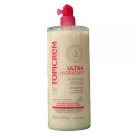 Topicrem UH - Lait de douche nourrissant et hydratant pour peaux délicates, pour bébé, enfant et adulte, 1000 ml