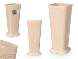 Stefanplast Paraphuie Elegance Crème 25x57x25 cm Plastique (Set de 6)