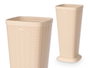 Stefanplast Paraphuie Elegance Crème 25x57x25 cm Plastique (Set de 6)