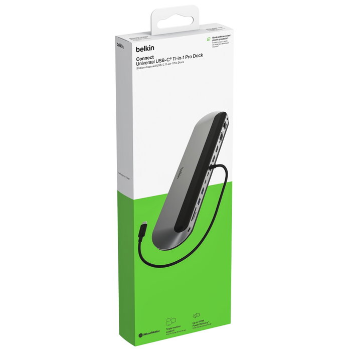 Belkin CONNECT USB-C 11-in-1 Pro Dock, PD 100W, INC014btSGY