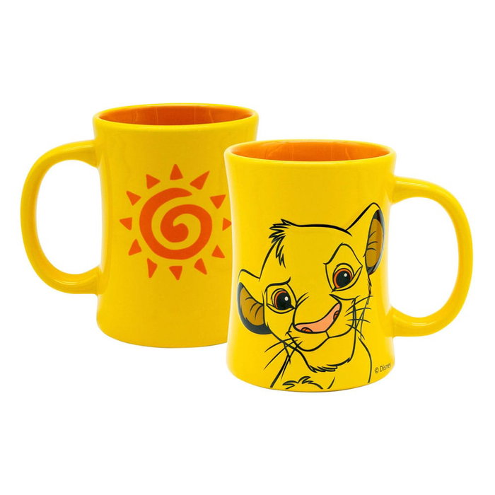 Geda Labels Disney Le Roi lion Mug 3D Simba 360 ml Geda Labels Disney Le Roi lion Mug 3D Simba 360 ml