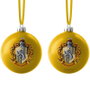 SD TOYS Ornement de Noël Bola Harry Potter Hufflepuff, Décoration Boule 75 mm