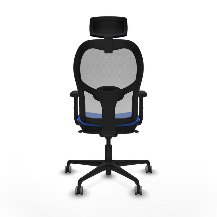 Piqueras y Crespo Chaise de Bureau avec Appui-tête 2D036G2 Bleu
