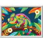 Ravensburger Kit de Peinture par Numéro CreArt, Thème Caméléon Coloré, Série D, Réf. 12023260, pour Enfants à Partir de 7 Ans