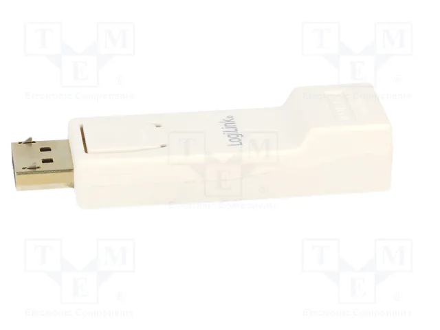 LOGILINK Adaptateur DisplayPort vers HDMI, blanc LOGILINK Adaptateur DisplayPort vers HDMI, blanc