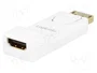 LOGILINK Adaptateur DisplayPort vers HDMI, blanc