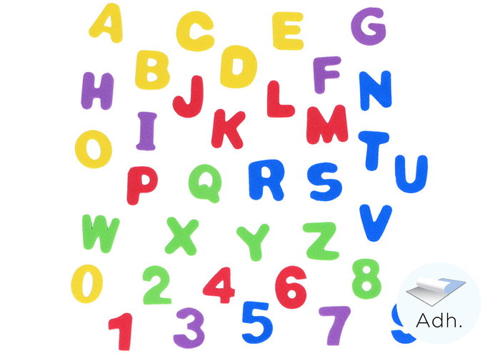 Innspiro Chiffres 0-9 et Lettres Majuscules en Mousse EVA Adhésive 20mm Innspiro Chiffres 0-9 et Lettres Majuscules en Mousse EVA Adhésive 20mm