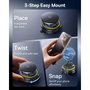 Baseus PrimeTrip VC2 Flex Pro Support de Smartphone Magnétique avec Charge Sans Fil, Noir