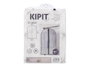 Kipit Housse de protection pour costumes 60x100 cm, en tissu blanc (Set de 24)
