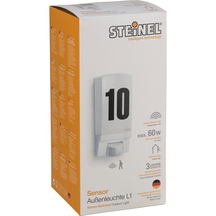 Steinel L 1 WS Applique de extérieur avec détecteur de mouvement