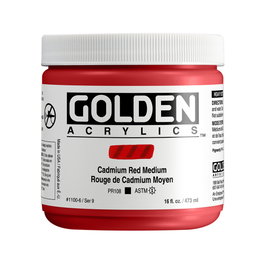 Golden Rojo Cadmio Medio Heavy Body 473 ml
