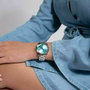 Guess GW0308L4 avec cadran vert et bracelet gris