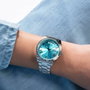 Guess GW0308L4 avec cadran vert et bracelet gris
