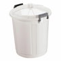 Mondex Seau avec fermeture hermétique 21 L Blanc