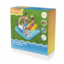 Bestway Parc de Jeux Gonflable Arc-en-ciel 188x150x89 cm