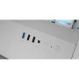 Mars Gaming MCX0 Boîtier PC Semitorre ATX Blanc, Double Verre Trempé, 3x120mm ARGB, USB 3.0