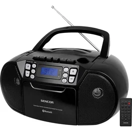 Sencor SPT 3907 B - Lecteur CD, Cassettes et Radio Bluetooth - Noir
